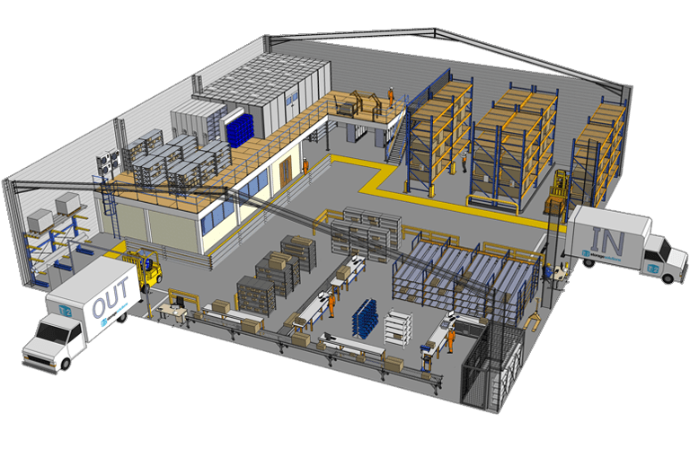 Industrial Storage 3D Overview