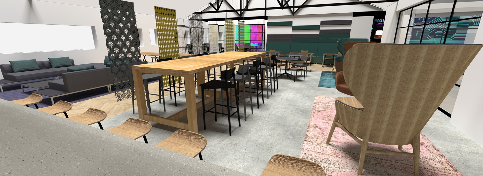 Interior Design - 2D and 3D Visuals - T2 Storage Solutions