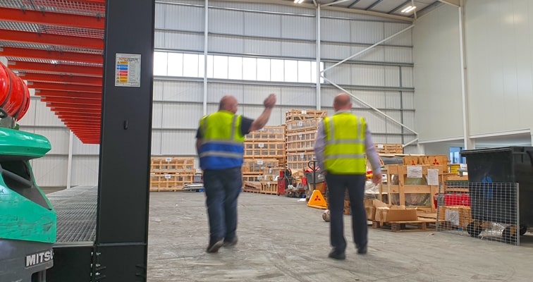Warehouse Survey in Progress