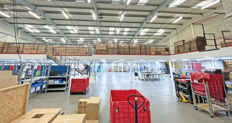 warehouse mezz for storage