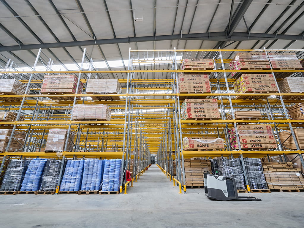 high capacity pallet racking with 5000 pallet locations