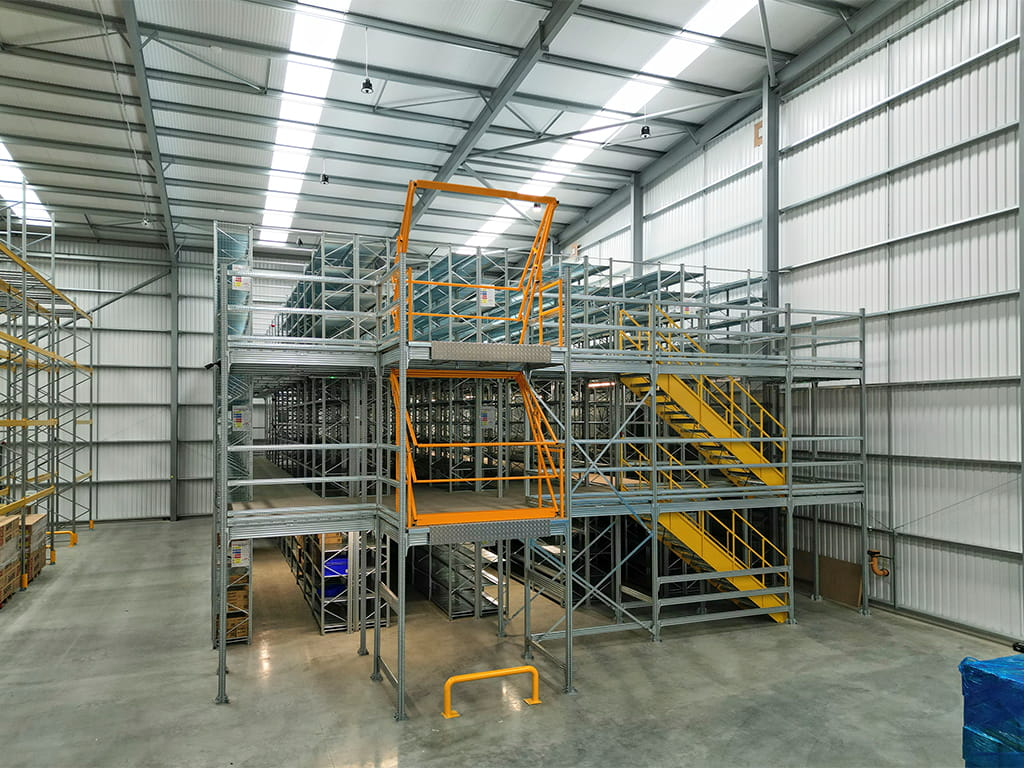 UK Nottingham 3-tier shelving solution installation
